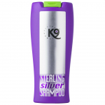K9 Sterling Silver Shampoo - &scaron;ampūnas baltam ir sidabriniam kailiui, pary&scaron;kinantis &scaron;unų ir kačių spalvą, koncentratas 1:10