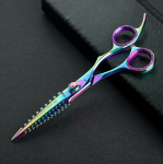 Excalibur Shears Predator Colorful - labai a&scaron;trios kirpimo žirklės, tiesios