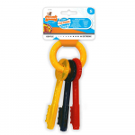 Nylabone Puppy Chew Keys - &scaron;unų kramtomasis žaislas su &scaron;oninės kvapu, skirtas &scaron;uniukams, formos kaip raktai