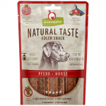 GranataPet Natural Taste Noble Snack Horse - natūralūs mėsos užkandžiai &scaron;unims, arklio juostelės