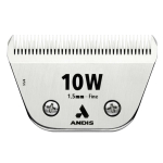 Andis Ceramic EDGE 10W Fine Wide Blade - platus keraminis Snap-On kirpimo ma&scaron;inėlių peilis, chromuotas plienas