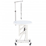 Blovi Luce Air Lift LED Grožio Stalas - grožio stalas su ap&scaron;viestu ir besisukančiu vir&scaron;umi, pneumatiniu pakėlimu