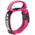 Julius K9 Color & Gray antkaklis su rankena - &scaron;uns antkaklis su rankena ir saugos užraktu