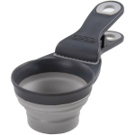 Dexas sulankstomas KlipScoop 3-in-1 vidutinis - sulankstomas maisto samtelis su mai&scaron;elio uždarymo spaustuku, vidutinio dydžio