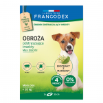 Francodex Repellent Collar - vabzdžius atbaidanti antkaklis &scaron;unims ir &scaron;uniukams iki 10 kg (35 cm)