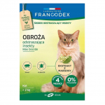 Francodex Repellent Collar - vabzdžių atbaidymo antkaklis katėms, sveriančioms daugiau nei 2 kg (43 cm)