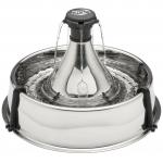 PetSafe Drinkwell 360 nerūdijančio plieno augintinių fontanas - didelis fontanas katėms ir &scaron;unims, pagamintas i&scaron; nerūdijančio plieno, su 5 srovėmis