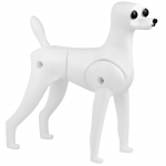 Mr. Jiang Teddy Model Dog - &scaron;unų kirpimo praktikos manekenas, be kailio