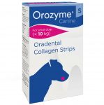 Orozyme Oradental Collagen Stripes - kolageno dantų kramtukai mažiems &scaron;unims