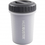 Dexas Lidded Mudbuster - Sandarus silikoninis letenų valiklis &scaron;unims ir katėms - Pilkas