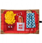 Nina Ottosson Activity Mat Fast Food Fun - sensorinis uostymo kilimėlis &scaron;unims