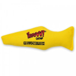 Yeowww! Fish Cat Toy - kačių žaislas su ekologi&scaron;ka katžole, geltona žuvis