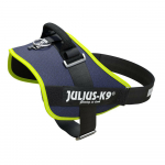 Julius - K9 IDC Powerharness Jeans Neon - auk&scaron;tos kokybės &scaron;unų petne&scaron;os i&scaron; džinsinio ir neoninių spalvų