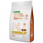 Nature&rsquo;s Protection Superior Care Red Coat Adult Small Breeds Salmon - maistas raudoniems mažų veislių &scaron;unims, su la&scaron;i&scaron;a ir kriliu