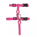 Dashi Solid kačių pakinktai + pavadėlis - pakinktų ir pavadėlio rinkinys katėms