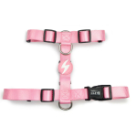 Dashi Solid Back Harness Baby Pink - reguliuojamas apsauginis diržas &scaron;unims, &scaron;viesiai rožinė
