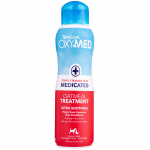 Tropiclean Oxymed Medicated Shampoo - raminamasis &scaron;ampūnas &scaron;unims ir katėms su jautria oda