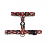 Dashi La Casa De Papel Mask Back Harness - reguliuojamas apsauginis diržas &scaron;unims, įkvėptas serialo &bdquo;Money Heist&ldquo;, raudonas