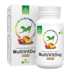 Pokusa GreenLine MultiVit Dog 120tbl. - pilnas vitaminų, amino rūg&scaron;čių ir mineralų rinkinys &scaron;unims