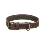 Antkaklis &scaron;unims | Trixie Rustic riebintos odos antkaklis &scaron;unims, L, 48&ndash;56 cm/30 mm, tamsiai rudas