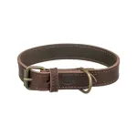 Antkaklis &scaron;unims | Trixie Rustic riebios odos antkaklis &scaron;unims, L&ndash;XL, 57&ndash;66 cm / 30 mm, tamsiai rudas