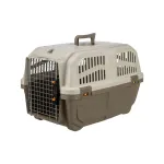 Transportavimo boksas | Trixie transportavimo boksas Skudo 3, S, 40 &times; 39 &times; 60 cm, smėlio/pilkai rudas