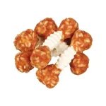 Skanėstai &scaron;unims | Trixie Denta Fun Chicken Chewing vi&scaron;tienos hanteliai &scaron;unims, 6 vnt., 100 g