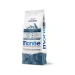 Sausas maistas &scaron;unims | Monge Monoprotein Adult su upėtakiu, ryžiais ir bulvėmis, 12 kg