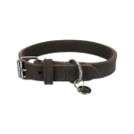 Antkaklis gyvūnams | Trixie Rustic riebios odos antkaklis, M&ndash;L, 42&ndash;48 cm / 25 mm, tamsiai rudas