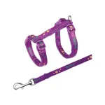 Petne&scaron;os katėms | Trixie petne&scaron;os katėms su pavadėliu, žuvies kaulų ra&scaron;tas, 23&ndash;39 cm, 10 mm, 1,20 m