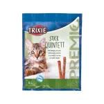 Skanėstai katėms | Trixie Premio Stick Quintett lazdelės katėms su pauk&scaron;tiena ir kepenimis, 5 &times; 5 g