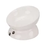 Dubenėlis | Trixie pakeltas keraminis dubenėlis, 0,15 l, &oslash; 13 cm, baltas