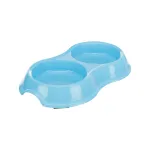 Dubenėlis | Trixie dvigubas plastikinis dubenėlis, 2 &times; 0,2 l, &oslash; 11 cm