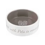 Dubenėlis | Trixie Pet's Home keraminis dubenėlis, 0,8 l, &oslash; 16 cm, kreminis/smėlio