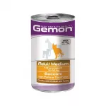 &Scaron;lapias maistas &scaron;unims | Gemon Medium Adult su vi&scaron;tiena ir kalakutiena, 1250 g
