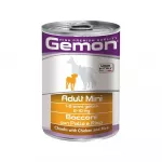 &Scaron;lapias maistas &scaron;unims | Gemon Mini Adult su vi&scaron;tiena ir ryžiais, 415 g