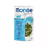 &Scaron;lapias maistas katėms | Monge Supreme Adult su tunu, bolivine balanda ir jūros dumbliais, 80 g
