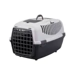 Transportavimo boksas | Trixie transportavimo boksas Capri 3, S, 40 &times; 38 &times; 61 cm, tamsiai pilkas/&scaron;viesiai pilkas