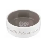 Dubenėlis | Trixie Pet's Home keraminis dubenėlis, 0,3 l, &oslash; 12 cm, kreminis / taupe