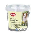 Skanėstai &scaron;unims | Trixie Soft Snack Happy Mix mink&scaron;ti skanėstai su vi&scaron;tiena, ėriena ir la&scaron;i&scaron;a, 500 g