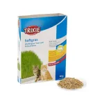 Dubenėlis katėms | Trixie mink&scaron;ta žolė katėms dubenėlyje, apie 100 g