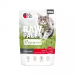 &Scaron;lapias maistas sterilizuotoms katėms | Raw Paleo Sterilised Cat su jautiena, 100 g