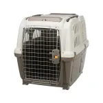 Transportavimo boksas | Trixie transportavimo boksas Skudo 5, M, 59 &times; 65 &times; 79 cm, smėlio-pilkai rudas