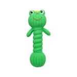 Žaislas &scaron;unims | Trixie lateksinis žaislas varlė-hantelis, 18 cm, žalias