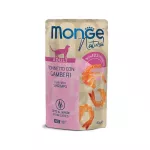 &Scaron;lapias maistas katėms | Monge Natural tunas su krevetėmis želėje, 80 g