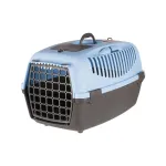 Transportavimo boksas | Trixie Capri 3 transportavimo boksas, S, 40 &times; 38 &times; 61 cm, tamsiai pilkas / &scaron;viesiai žydras