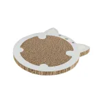Draskyklė katėms | Trixie Junior kartoninė draskyklė su kačių mėta, žiurkėno formos, 31 &times; 2,5 &times; 32,5 cm, pilka