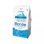 Sausas maistas &scaron;unims | Monge Light Adult su la&scaron;i&scaron;a ir ryžiais, 2,5 kg