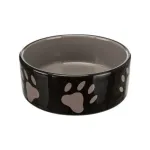 Dubenėlis | Trixie keraminis dubenėlis su letenėlėmis, 0,3 l, &oslash; 12 cm, rudas&ndash;smėlio