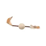 Žaislas katėms | Trixie Matatabi žaislas katėms su plunksnomis ir kamuoliuku, 20 cm